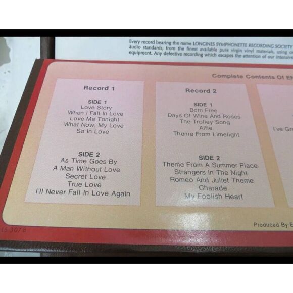 Enchanted Strings, Mantovani... Gold Medal Longines Symphonette "Living Sound" 5 - Picture 3 of 5